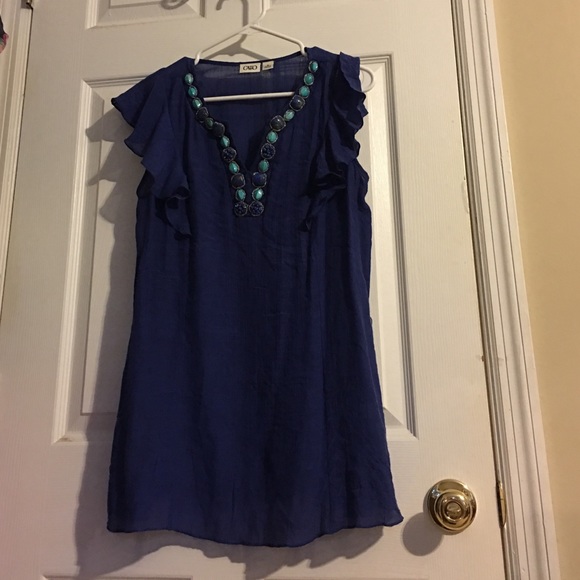 Beautiful tunic with jewel embellishments