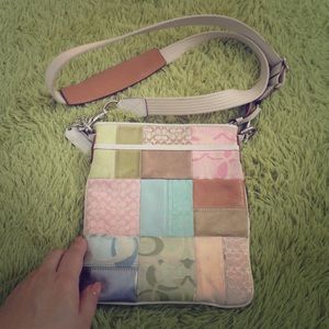 Coach patchwork crossbody bag