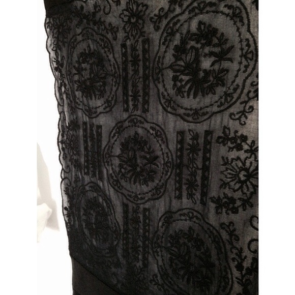 Madewell Silk Embroidered Pinafore Dress - Picture 4 of 4