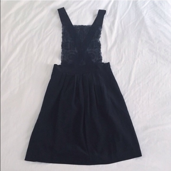 Madewell Silk Embroidered Pinafore Dress - Picture 2 of 4