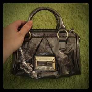 Guess metallic mini handbag