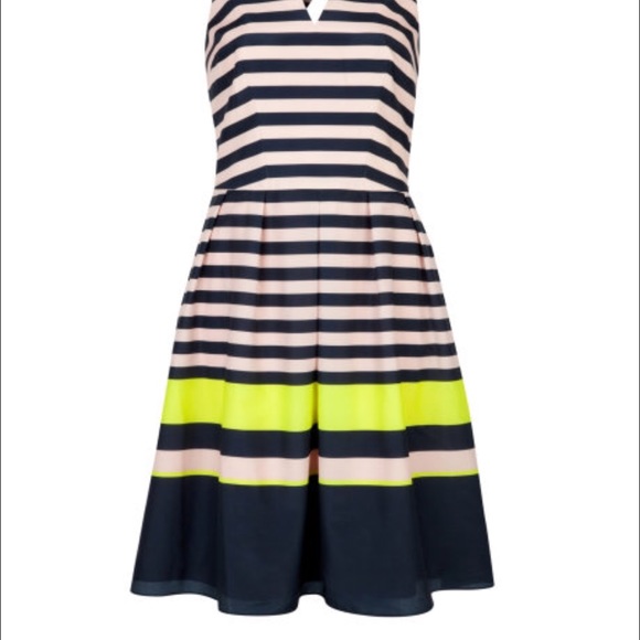 Ted Baker Candy Striped Sarera Halter dress Preppy - Picture 4 of 4