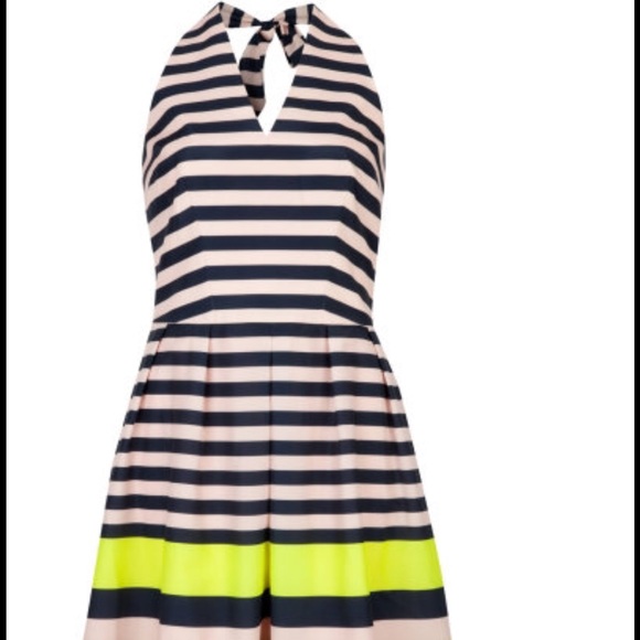 kate spade Dresses & Skirts - Ted Baker Candy Striped Sarera Halter dress Preppy