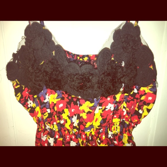 Lace + Floral Dress