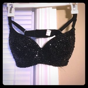 Sequined Padded Bra/Bustier