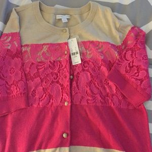 Short sleeve sweater