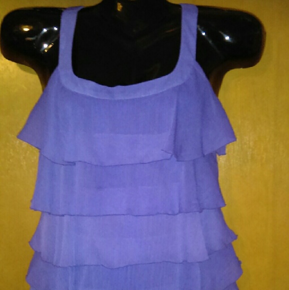 💜 Violet ruffle top