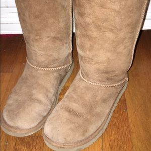 Chestnut high ugg boots