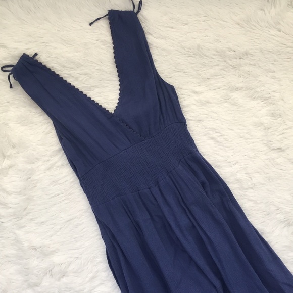 Anthropologie blue dress
