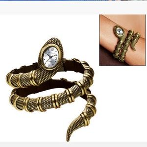 Kenneth Jay Lane Snake Bracelet Watch