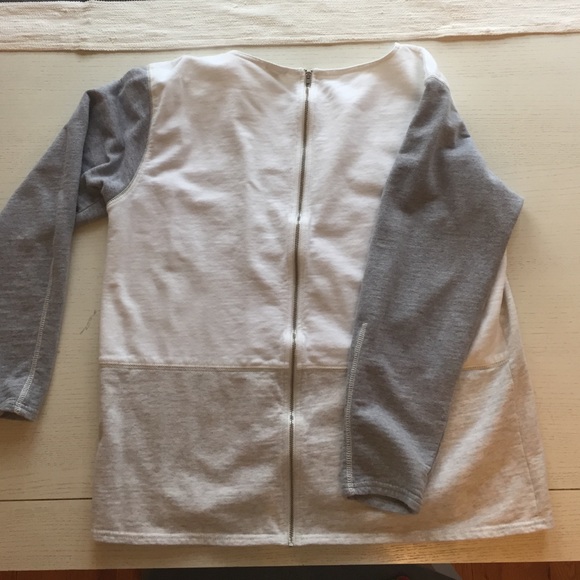 J. Crew Color block sweatshirt.