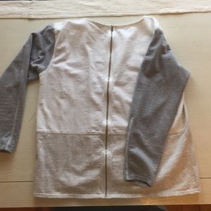 J. Crew Color block sweatshirt.