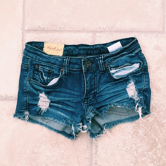 Machine Jean Shorts