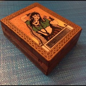 Indian handmade jewelry box