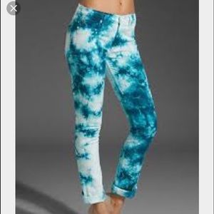Tie dye Hudson jeans