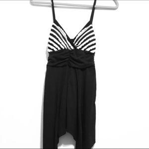 Grey and black and white shirts