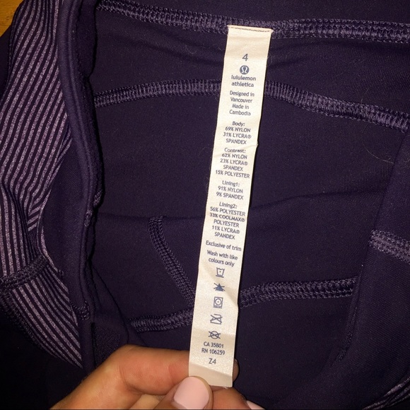 Lululemon Purple Leggings - Picture 2 of 4