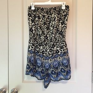 Strapless Romper