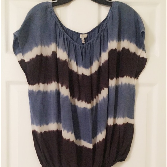 Joie Silk Tie Dye top - Picture 3 of 3