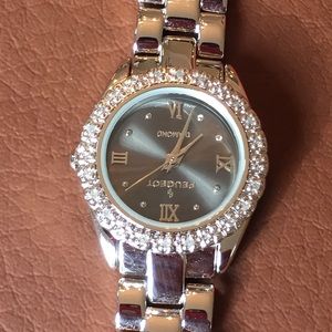 Peugeot Ladies’ Silvertone Diamond Dress Watch