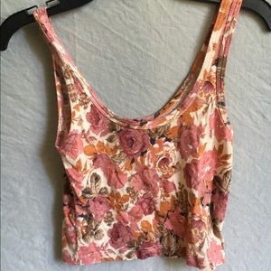 Floral crop top