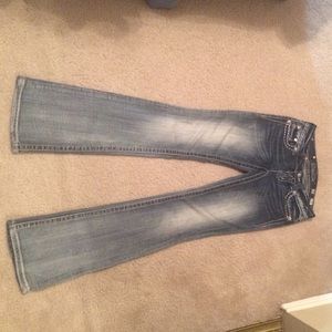 Size 25 boot cut miss me jeans