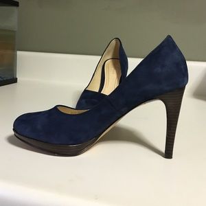 Cole Haan, Nike Air, 6.5 blue suede dress heel