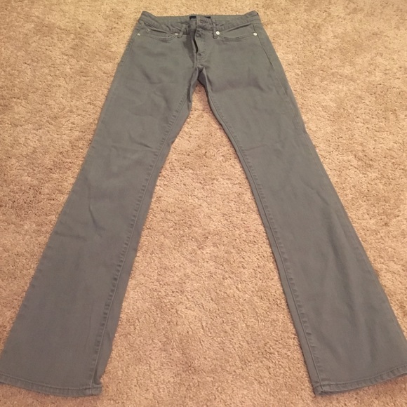 Gray boot cut jeans