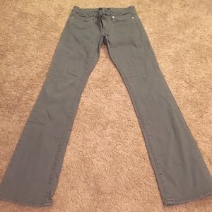 Gray boot cut jeans