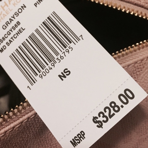 *SOLD* Michael Kors Grayson Stachel Pink 👛✨ - Picture 2 of 4