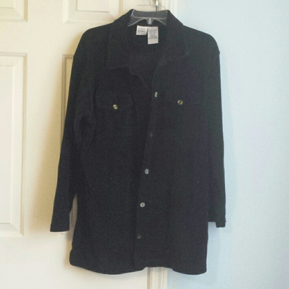 Oversized corduroy button down