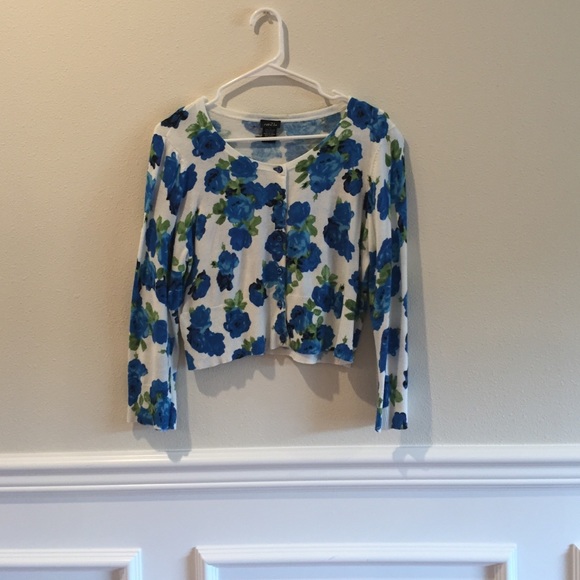 Floral Half Cardi