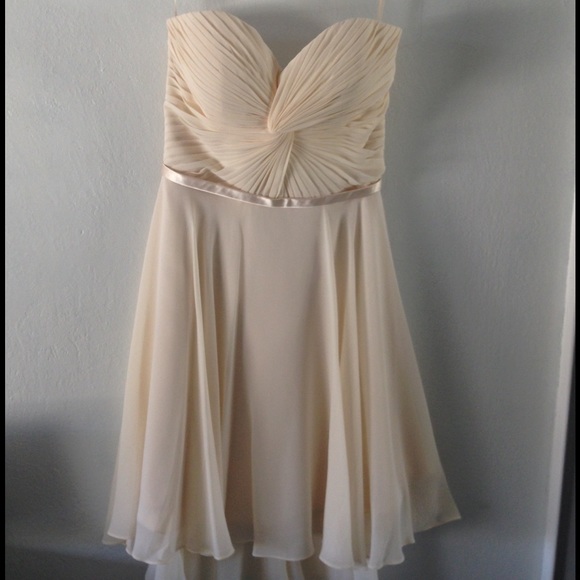 Strapless Cream dress