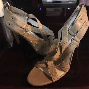 High heeled sandals