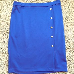 The Limited Studded Ponte Pencil Skirt