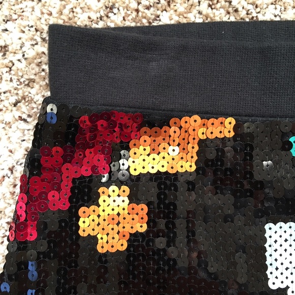 Aztec Sequin Mini Skirt - Picture 2 of 3