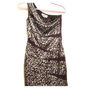 Silver leopard dress