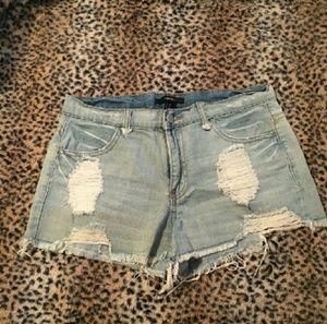 Denim shorts