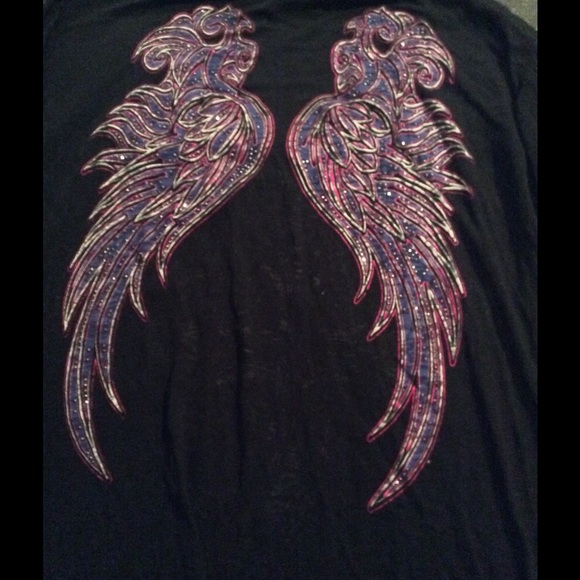 rock n roll cowgirl burnout bling shirt...... - Picture 2 of 3