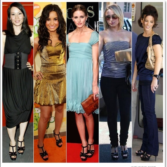 Authentic YSL Black Patent Tribute T-Strap Sandal - Picture 2 of 4