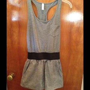 Gray romper