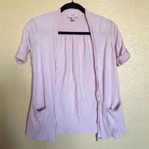 Ann Taylor Loft Short Sleeved Cardigan