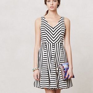Anthropologie Striped Day Dress
