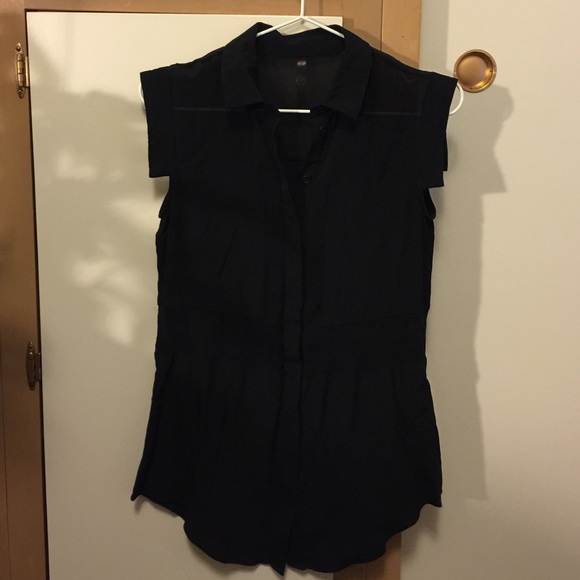 see-through silk shirt