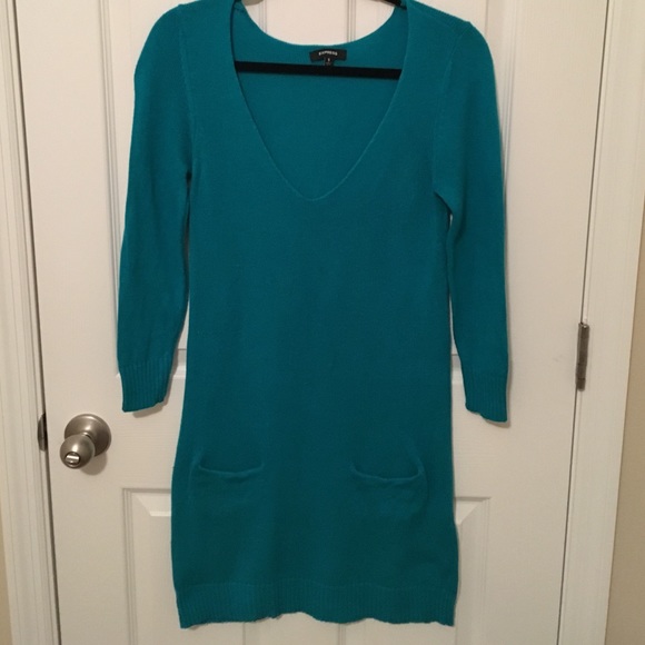 Express Teal Dress