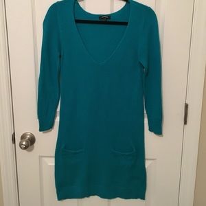 Express Teal Dress