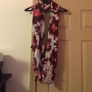 Printed infinity scarf