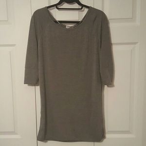 Gray Tunic 3/4 Sleeve