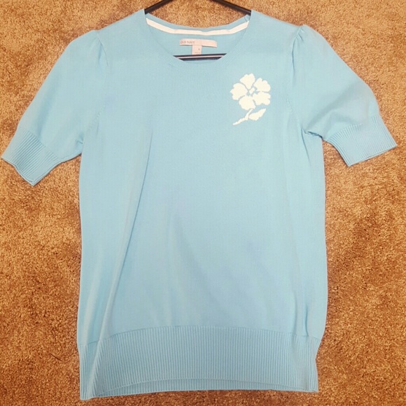 Old Navy flower sweater