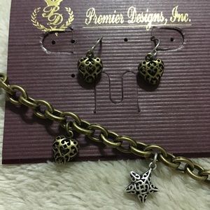 Premier Designs Zoe Bracelet & Earrings